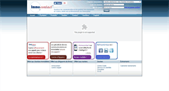 Desktop Screenshot of immocontact.com